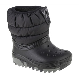 Zapatos Crocs Classic Neo Puff Boot Niño 207683-001 negro