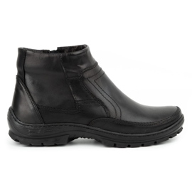 Olivier Botas invierno hombre piel 354MP negro