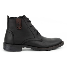 Polbut Zapatos de piel aislantes para hombre C20F negro