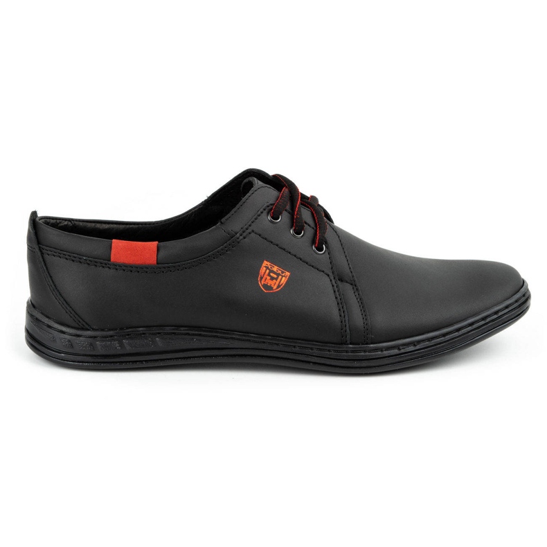 Polbut Zapato casual hombre piel cordones 343H negro