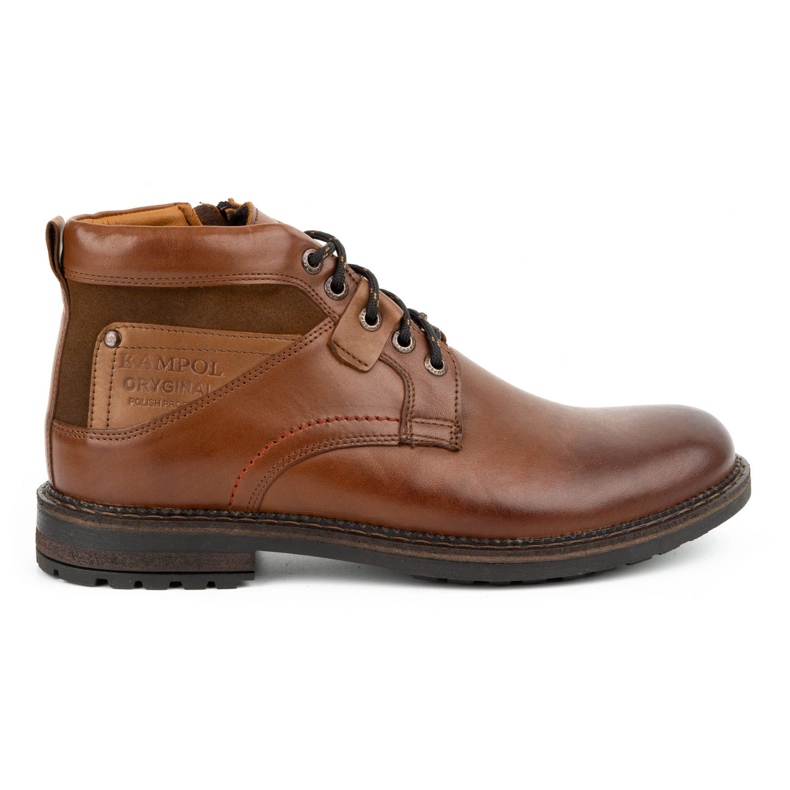 Kampol Botas invierno hombre piel 152KAM marrón