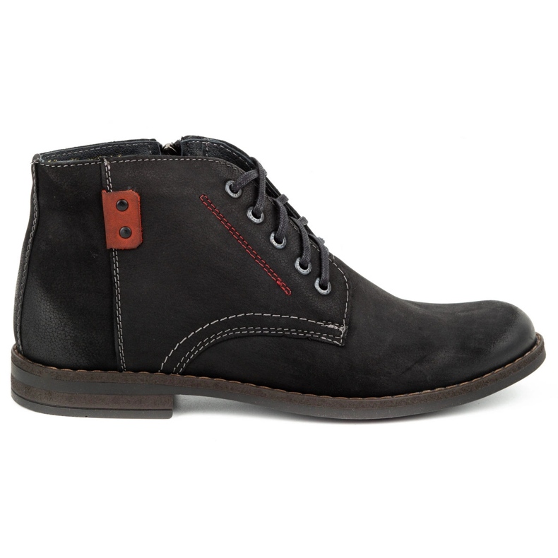 Kampol Botas invierno hombre piel 103KAM negro