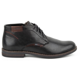 Kampol Botas invierno hombre piel 137KAM negro