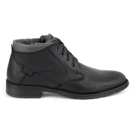 Polbut Botas invierno hombre piel C16S negro con gris