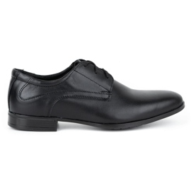 Olivier Zapatos de vestir hombre piel 850MA negro