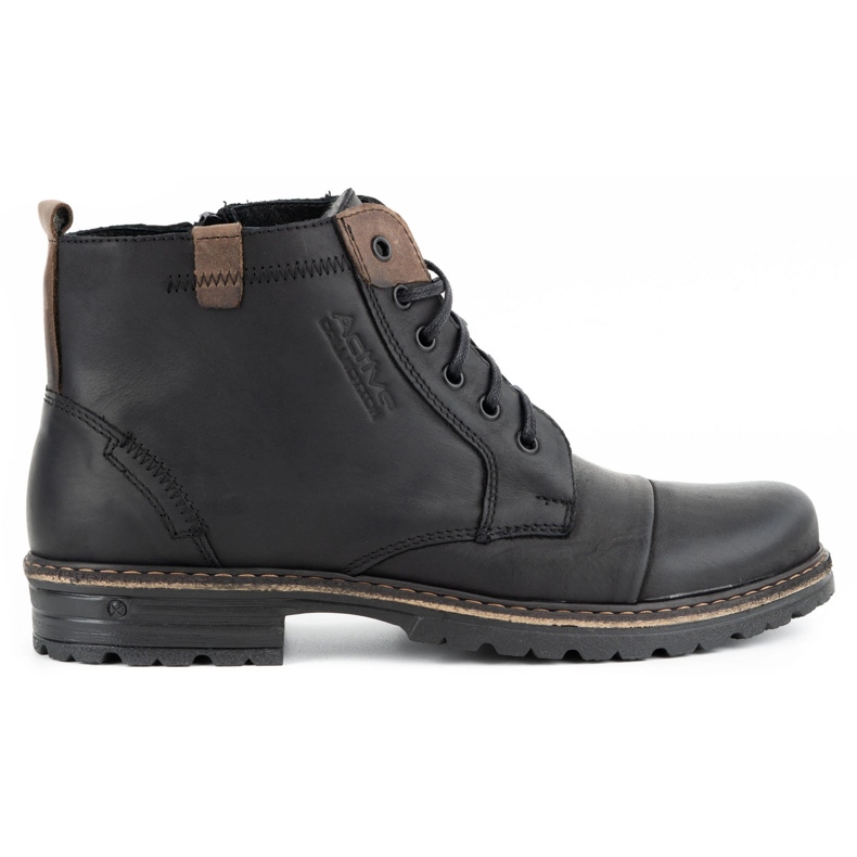 Polbut Zapatos hombre piel invierno 403S negro