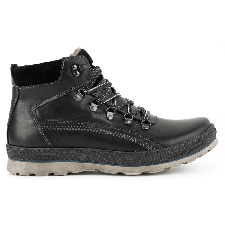 Olivier Zapatillas trekking hombre 268 negro - KeeShoes