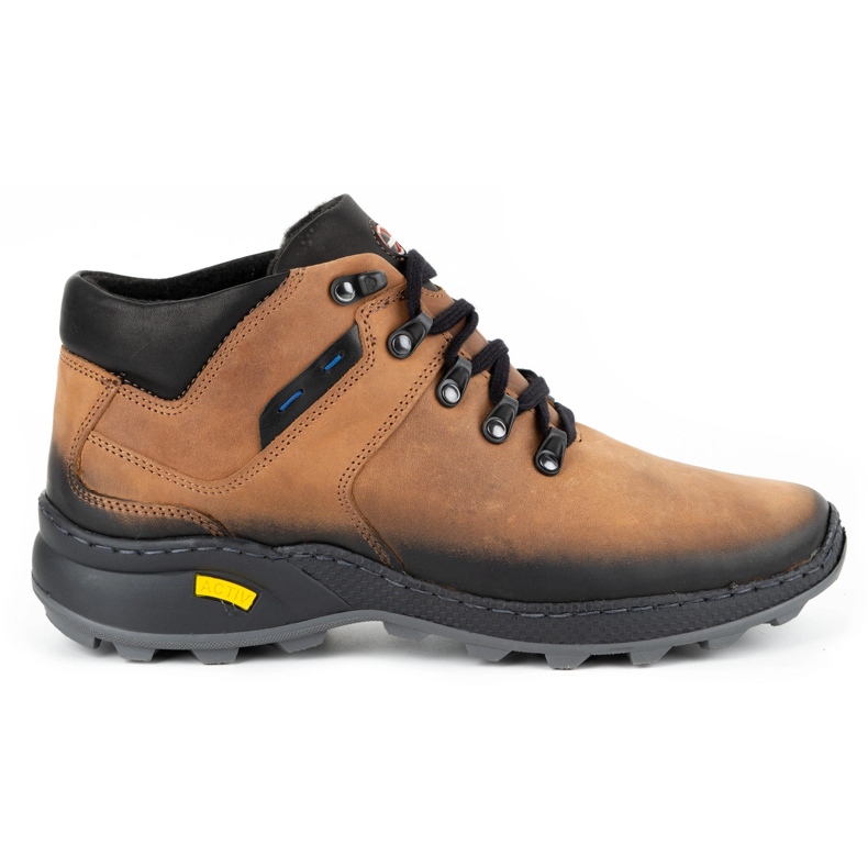Olivier Zapatos hombre piel insulada 895MA rojo naranja