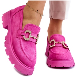 PS1 Zapatos Mujer Plataforma Ante Rosa Deira rosado