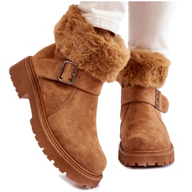 PG1 Botas De Mujer Con Cremallera De Ante Con Pelo Camel Conquer marrón PG1 Botas De Mujer Con Cremallera De Ante Con Pelo Camel Conquer marrón
