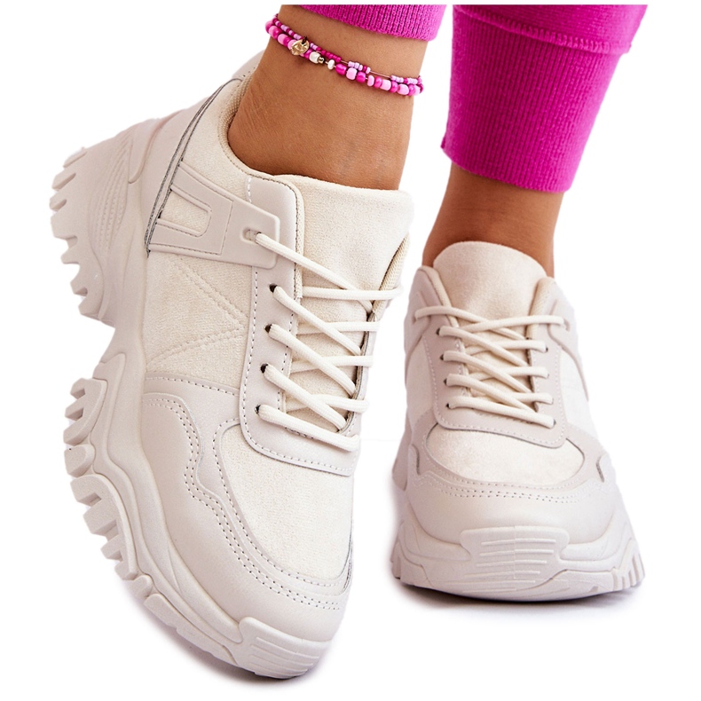 PG1 Zapatos deportivos de moda Zapatillas Crema Frezio beige