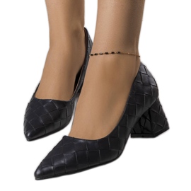 Zapatos de tacón negros de Migne Zapatos de tacón negros de Migne