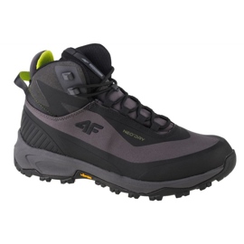 Zapatos de trekking 4F Ice Cracker M 4FAW22FOTSM004-21S negro gris
