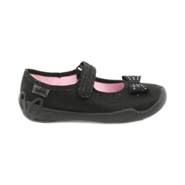 Zapatos infantiles befado, bailarinas 114x240, negro con lazo