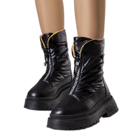 Botas para la nieve gruesas negras de Shawn negro