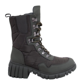BM Botas de nailon verde joya