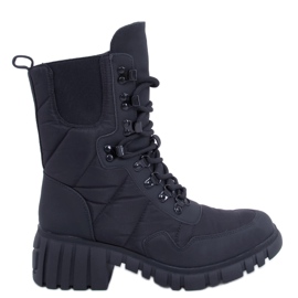 BM Botas Jewel de nailon negro