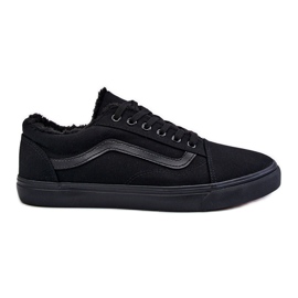 BM Zapatillas Deportivas de Hombre de Tejido Cálido Negro Harry