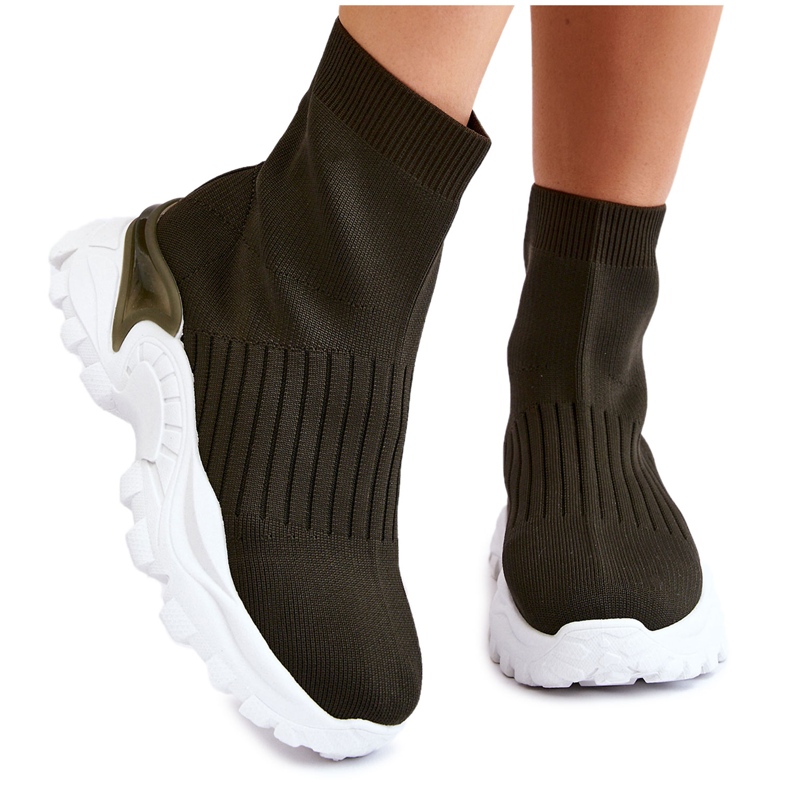 Deportivas Mujer Calcetín Alto Verde Jovie