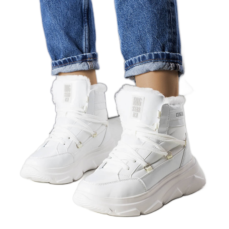 Botas de nieve blancas Big Star II274463 blanco
