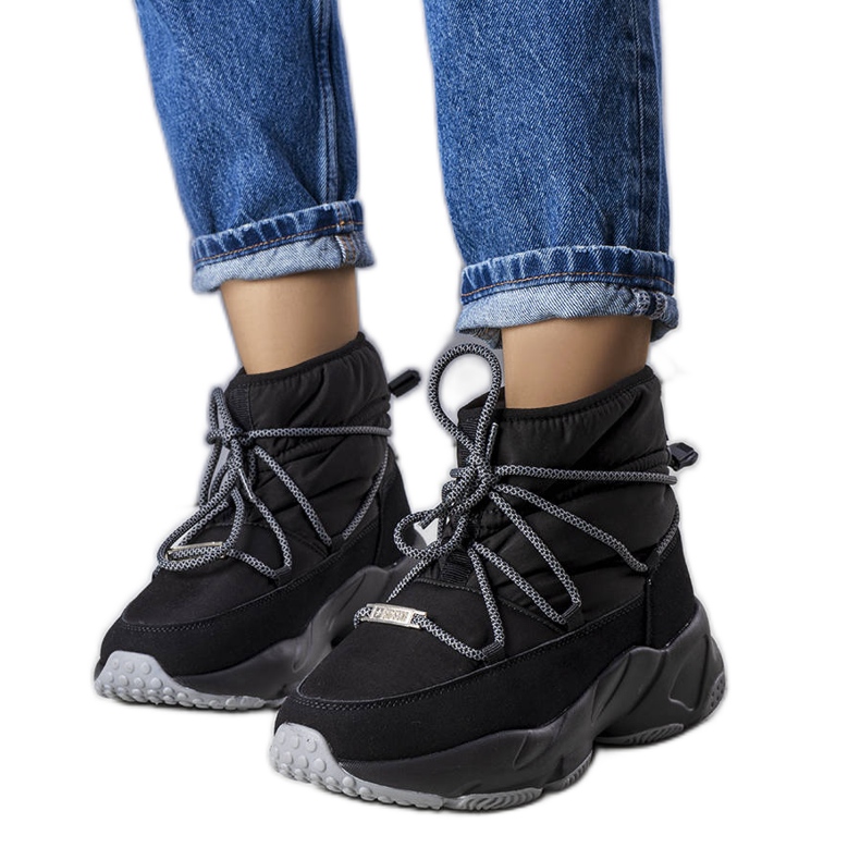 Botas de nieve negras Big Star KK274274 negro