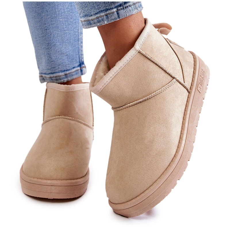 Botas de nieve con aislamiento para mujer Big Star KK274290 Beige