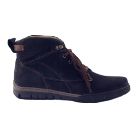 Riko zapatos de hombre botas botines 795 negro