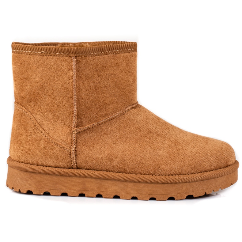 Botas de nieve de mujer Shelovet marrones marrón