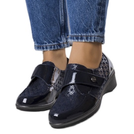 BM Zapatos brogue azul marino Drancy