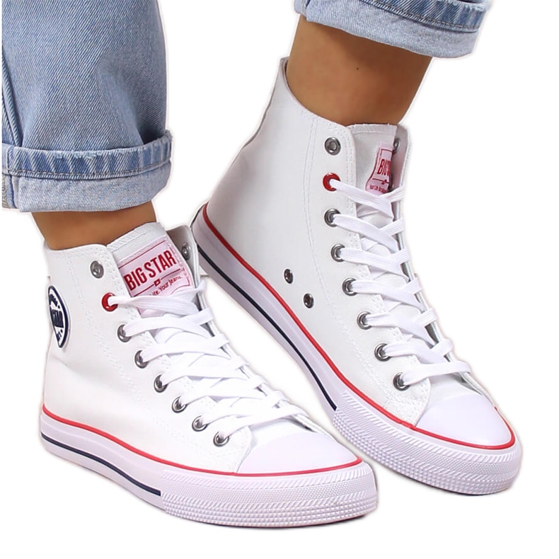 Big Star T274026 zapatillas altas blancas blanco