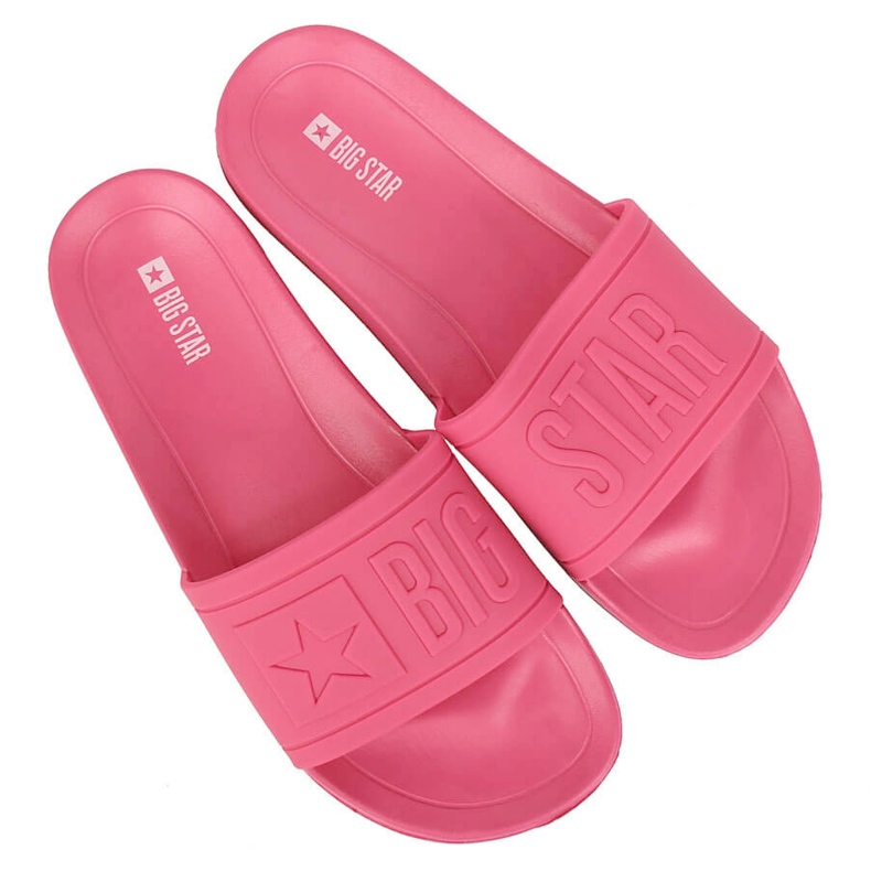 Chanclas de playa mujer rosa Big Star HH274A039 rosado