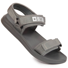 Sandalias deportivas hombre gris Big Star HH174843 con velcro