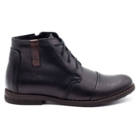 Joker Zapatos de hombre negro invierno 315J