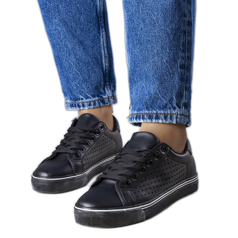 Zapatillas deportivas de ecopiel negras de Joffre negro