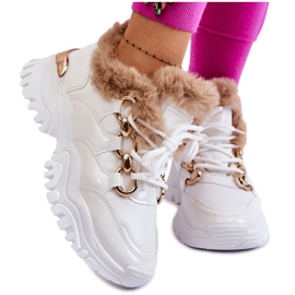 Zapatillas Deportivas Con Aislamiento Mujer Con Cordones Blanco Kerberos