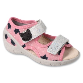 Zapatos befado niño pu 065P174 negro rosa plata
