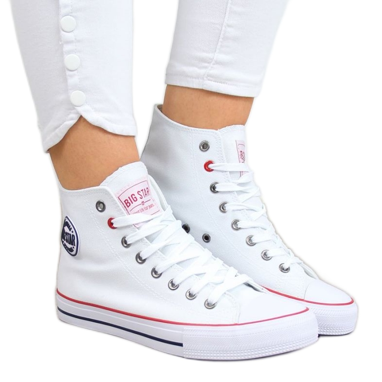 Zapatos, zapatillas Big Star W T274026 INT345 blanco