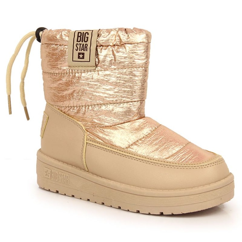Botas de nieve metalizadas Big Star INT1742D beige