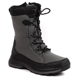 DC Botas de nieve impermeables Dk W 2105 DK61C negro gris