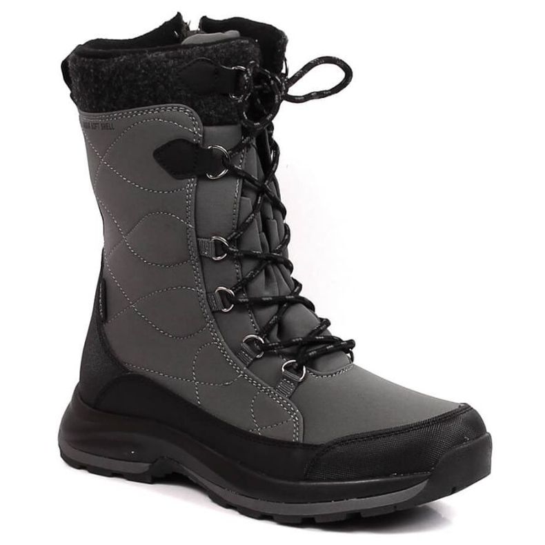 DC Botas de nieve impermeables Dk W 2105 DK61C negro gris