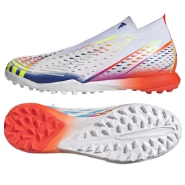 Adidas Predator Edge.1 Tf M GZ6101 zapatos de fútbol multicolor blanco
