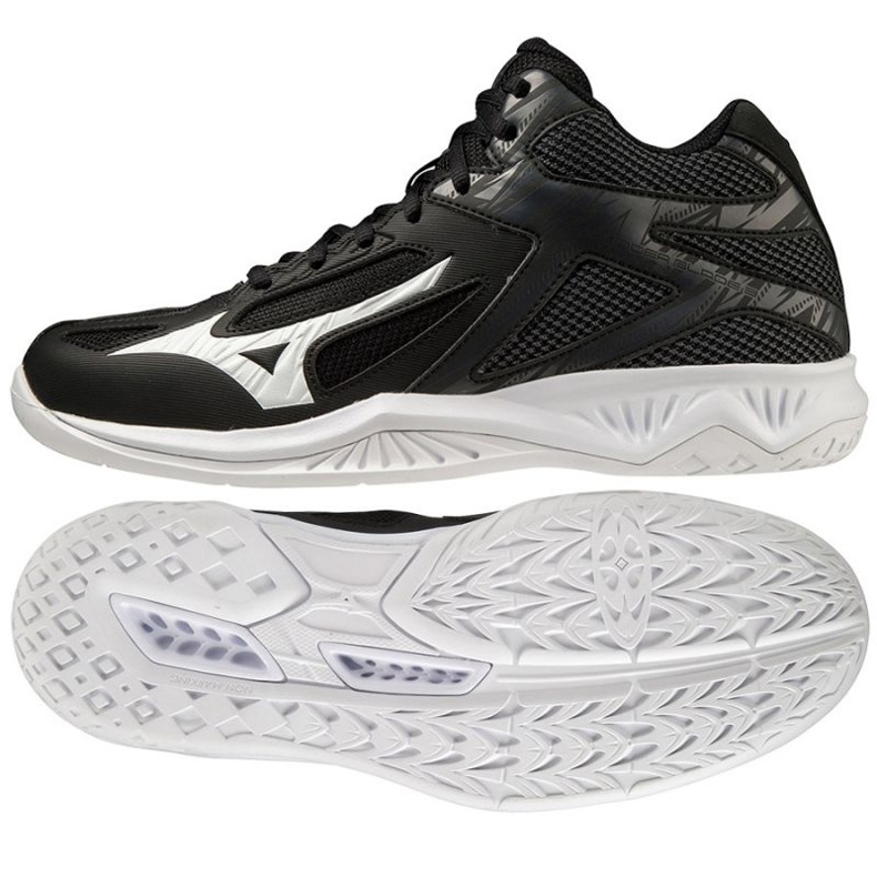 Zapatillas de voleibol Mizuno Thunder Blade 3 Mid V1GA217501 negro negro