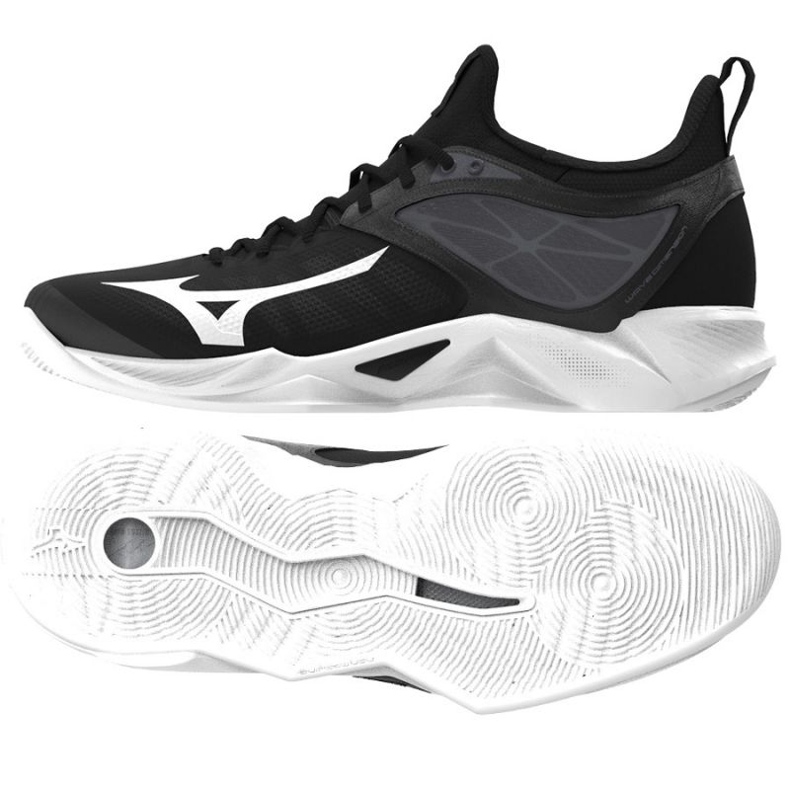 Zapatillas de voleibol Mizuno Wave Dimension M V1GA224001 negro negro