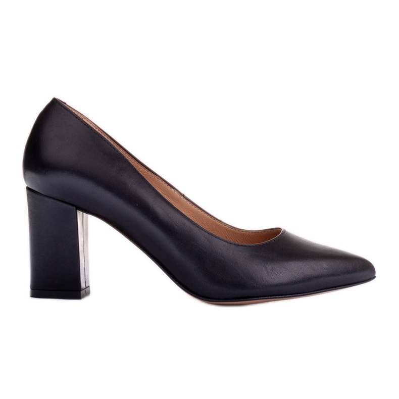 Marco Shoes Zapatos de salón de piel negro