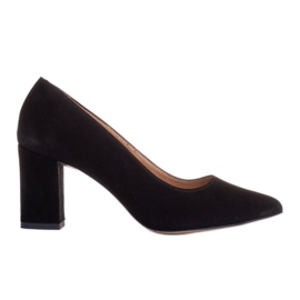 Marco Shoes Zapatos de gamuza negro