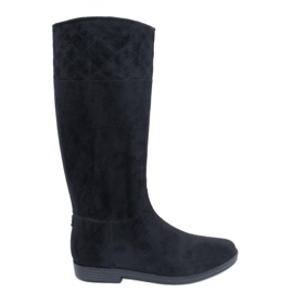 Botas lluvia mujer negras negro