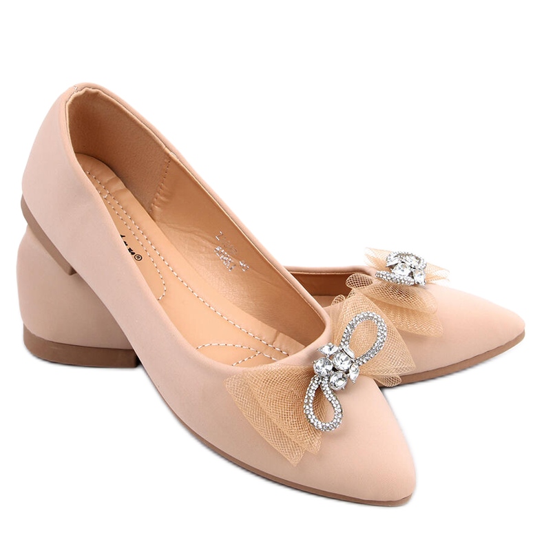 PA1 Bailarinas lazo Maura Khaki beige