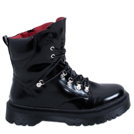 PA1 Botas Kari Black con cordones negro