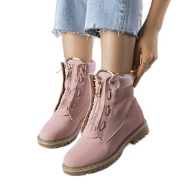BM Las botas de montaña rosas de Stephanie rosado