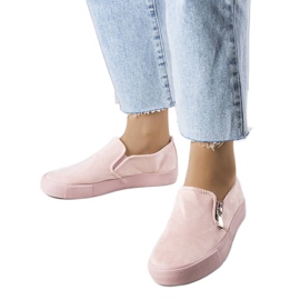 BM Las zapatillas rosas de Gary rosado